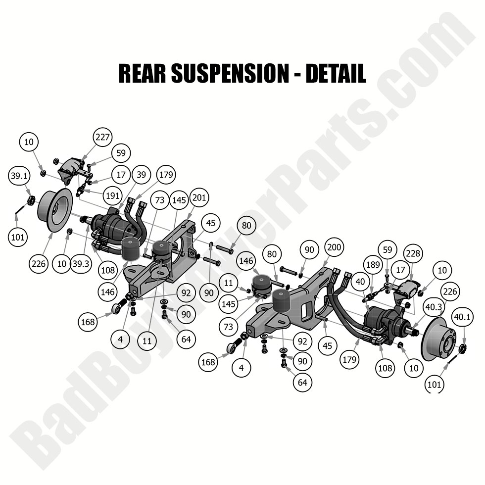 2019 Rogue Rear Suspension - Detail